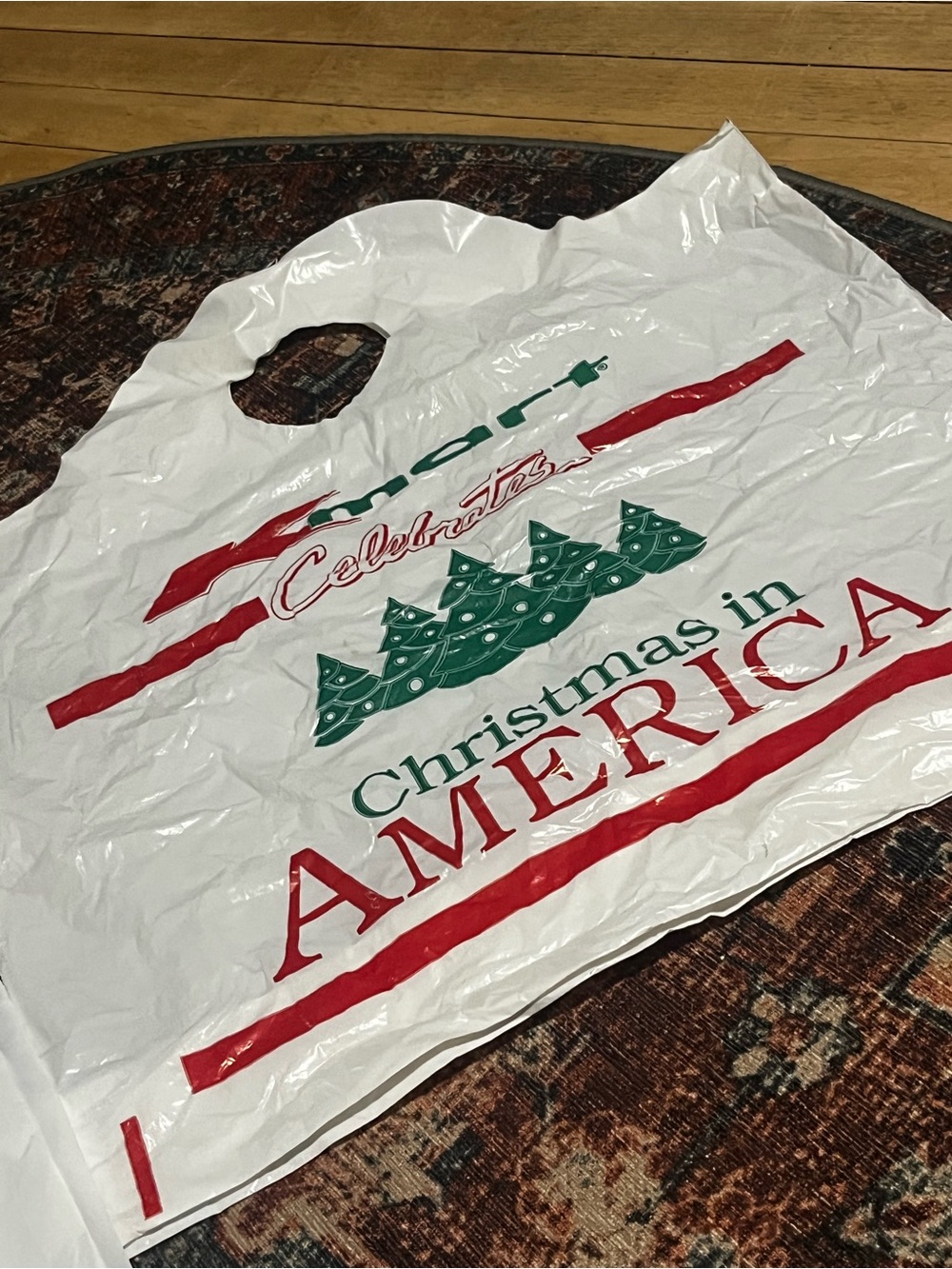 Rich’s & Kmart Vintage Christmas Plastic Shopping bags - Picture 4 of 5